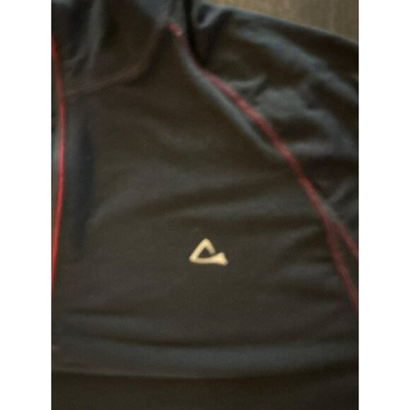 Paradox Men's Black/Red Merino Blend Long Sleeve 1/4 Zip Base Layer Pullover Siz - Picture 6 of 8